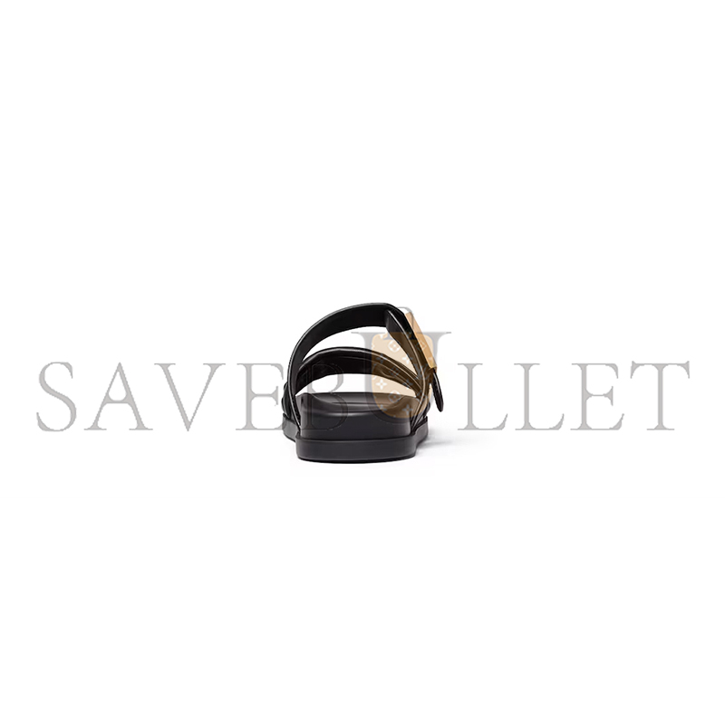 FENDI FEEL BLACK NAPPA LEATHER SLIDES 8X8710ABOHF0ABB FENDI FEEL BLACK NAPPA LEATHER SLIDES 8X8710ABOHF0ABB